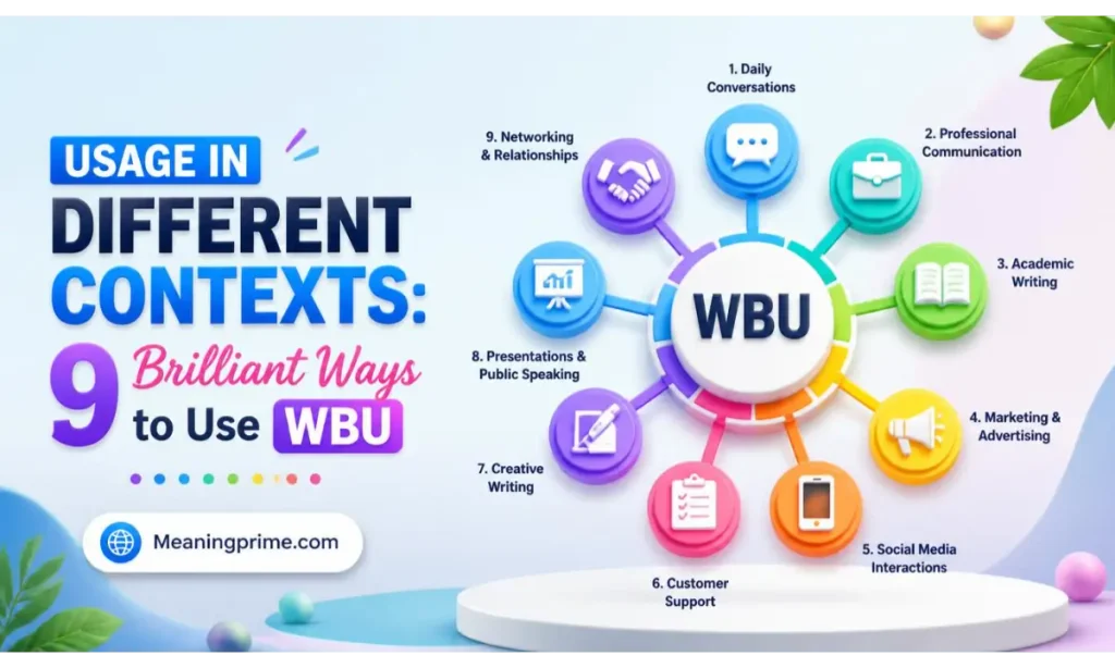 Brilliant Ways to Use WBU