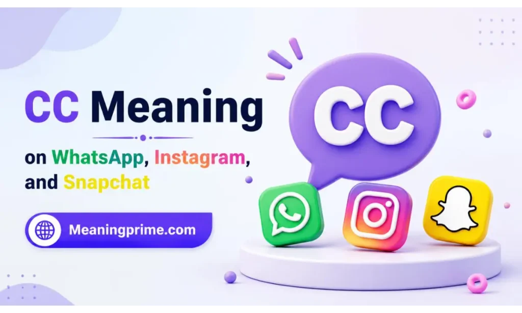 CC Meaning on WhatsApp, Instagram, and Snapchat