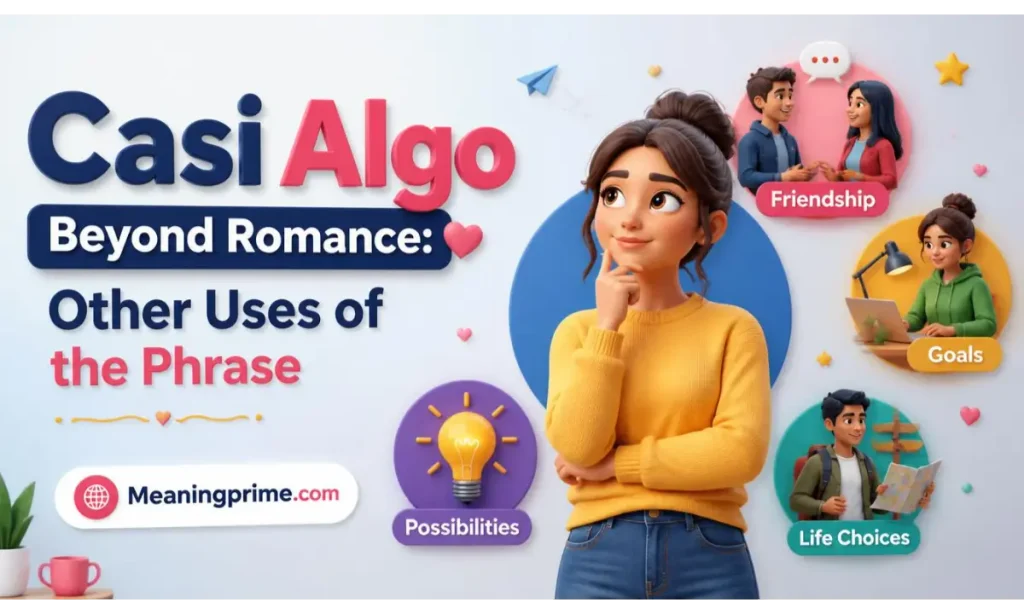 Casi Algo Beyond Romance Other Uses of the Phrase