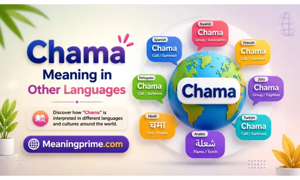 Chama Meaning in Other Languages