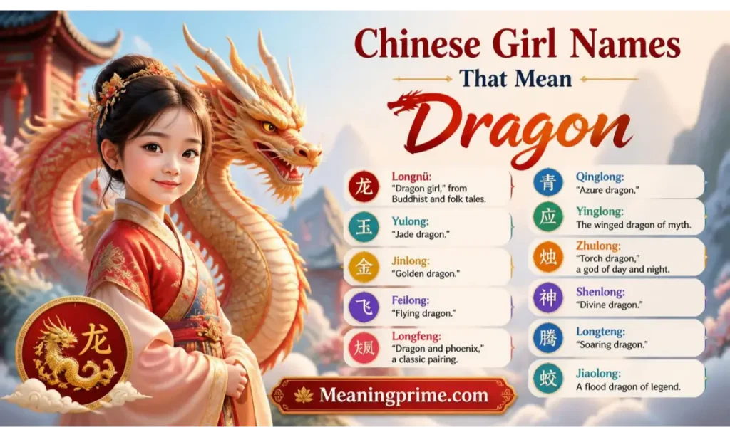 Chinese Girl Names That Mean Dragon