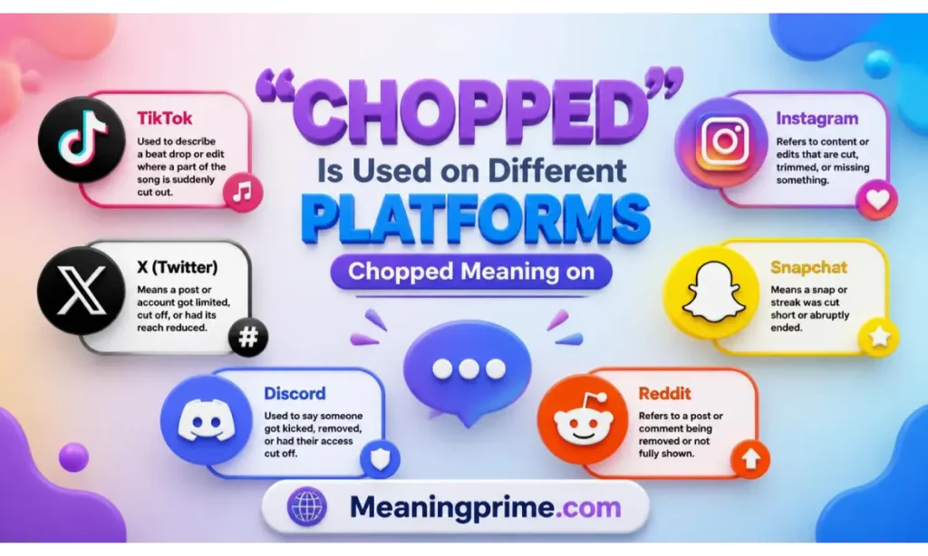 Chopped Is Used on Different Platforms