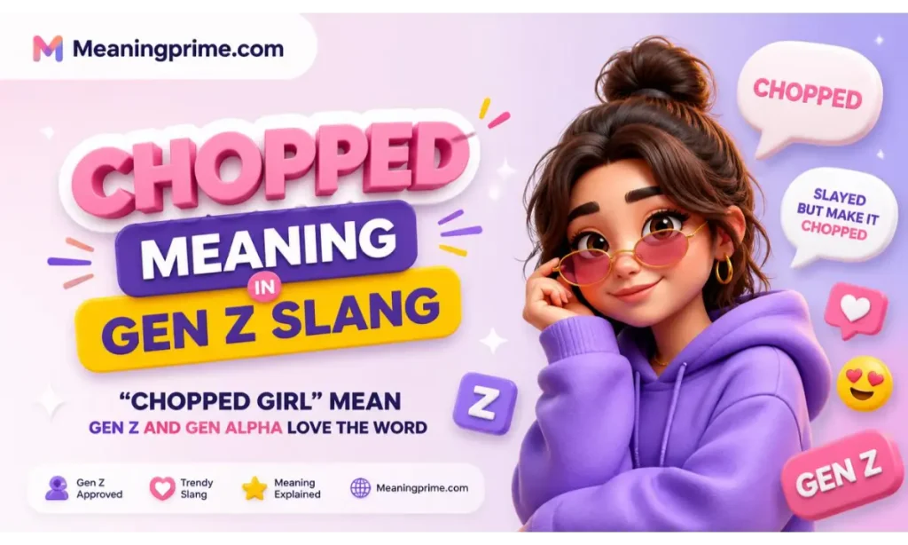 Chopped Meaning in Gen Z Slang