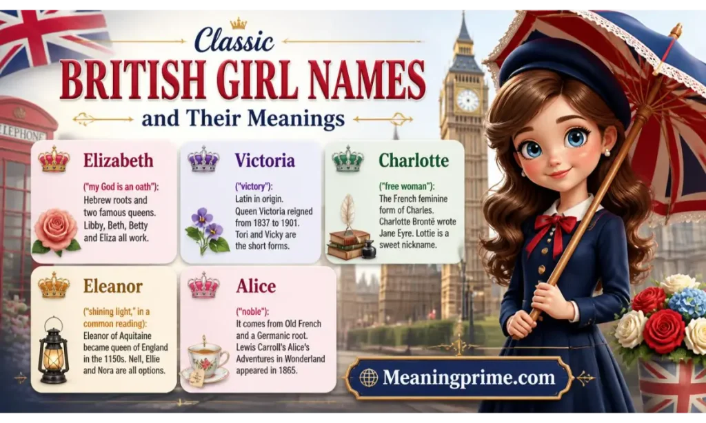 Classic British Girl Names and Their Meanings