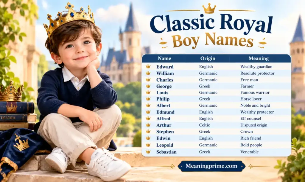 Classic Royal Boy Names