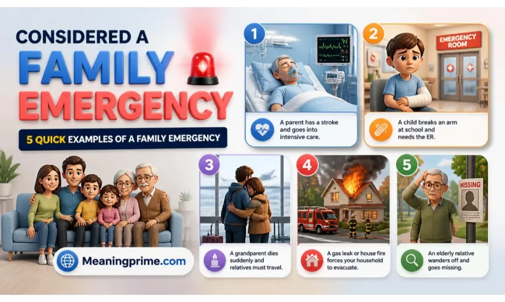 Considered a Family Emergency