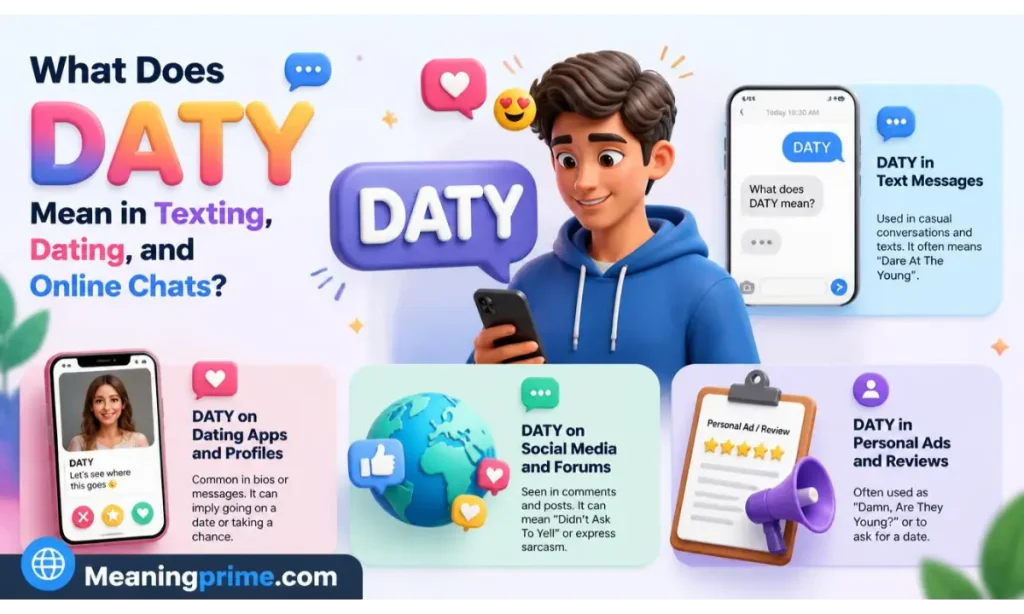 DATY Mean in Texting, Dating, and Online Chats