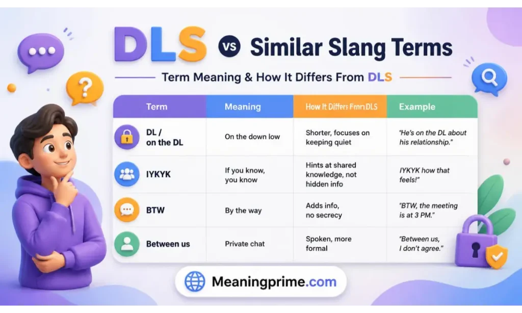 DLS vs Similar Slang Terms