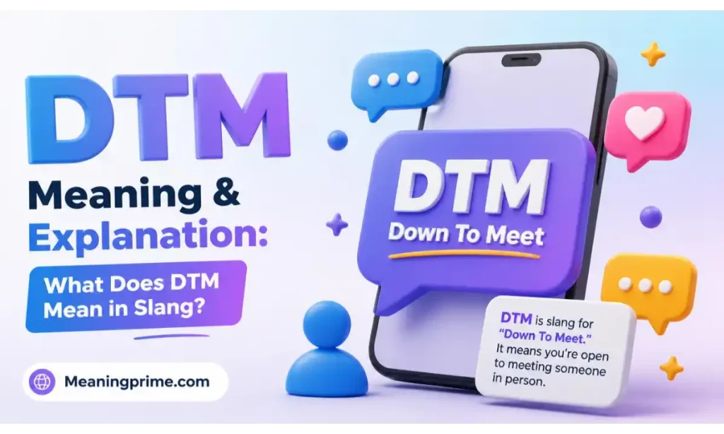 DTM Meaning & Explanation