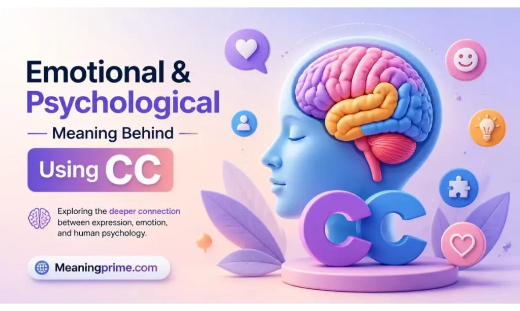 Emotional & Psychological Meaning Behind Using CC