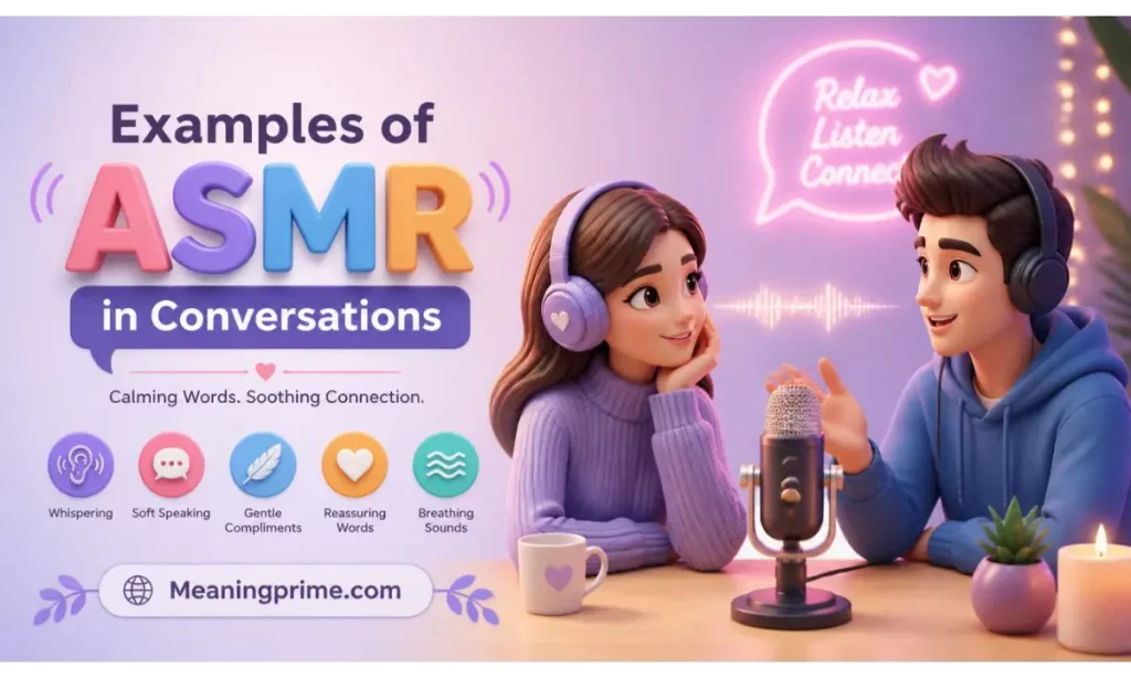 Examples of ASMR in Conversations