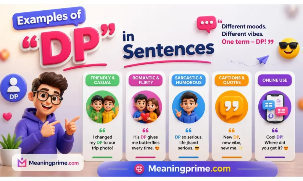 Examples of DP in Sentences