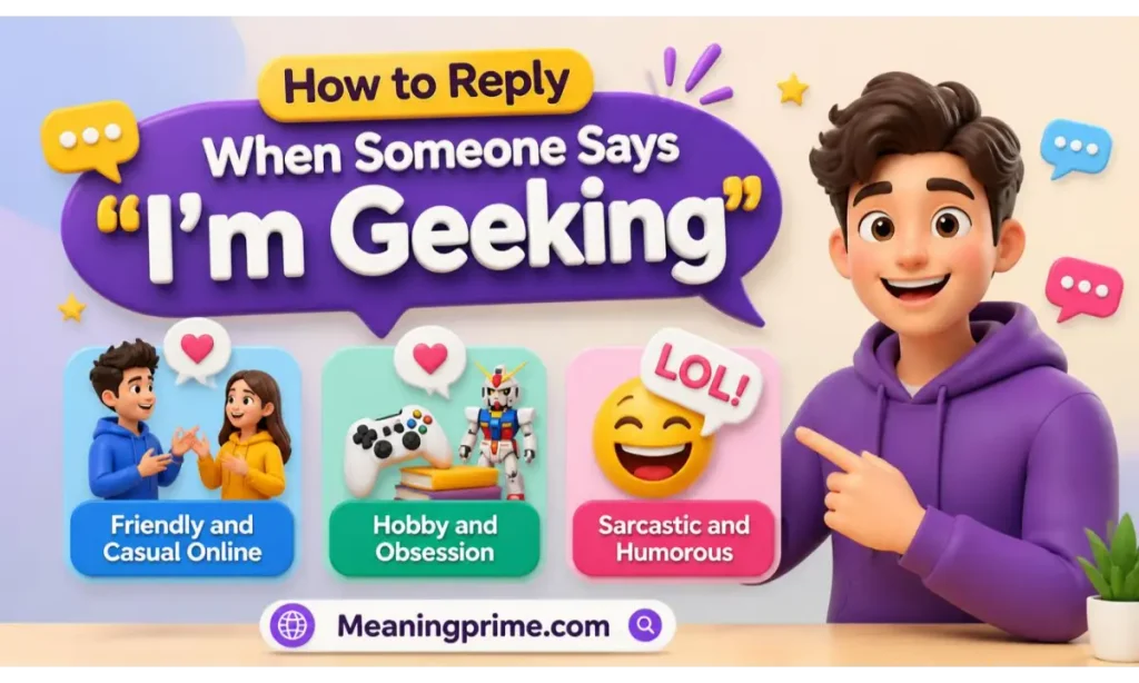 Examples of Geeking in Sentences