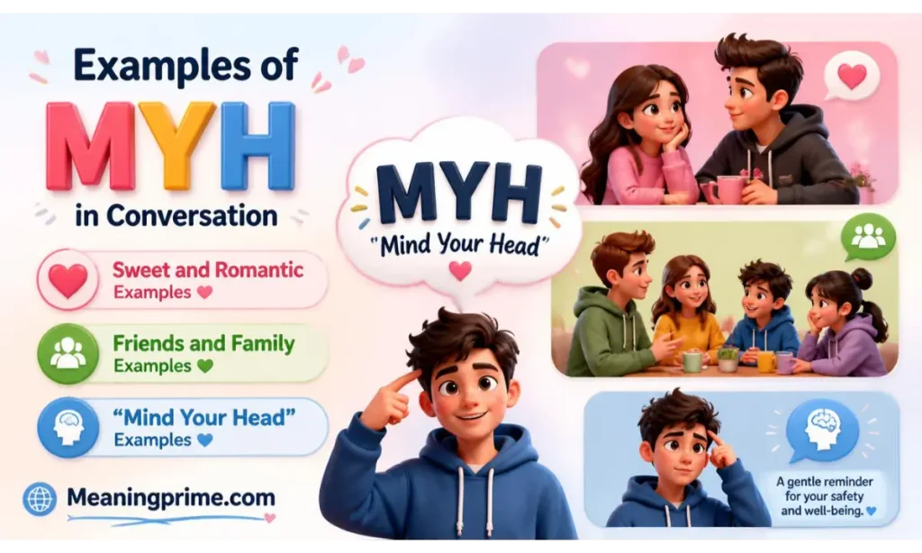 Examples of MYH in Conversation