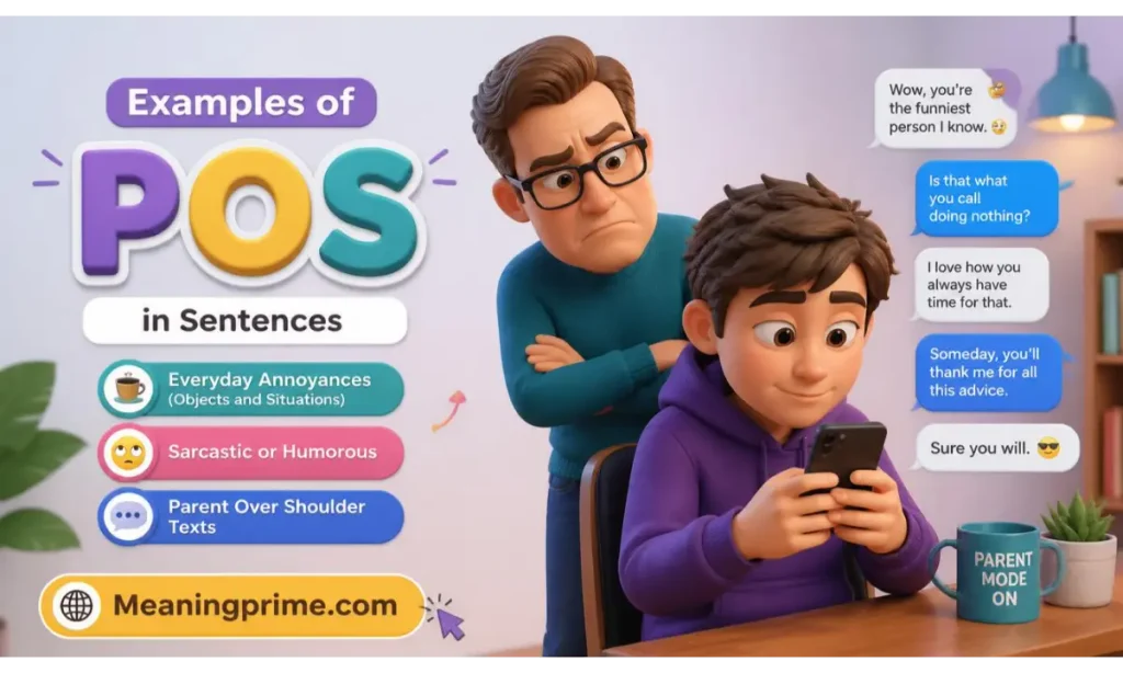 Examples of POS in Sentences