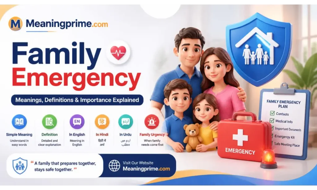 Family Emergency Mean