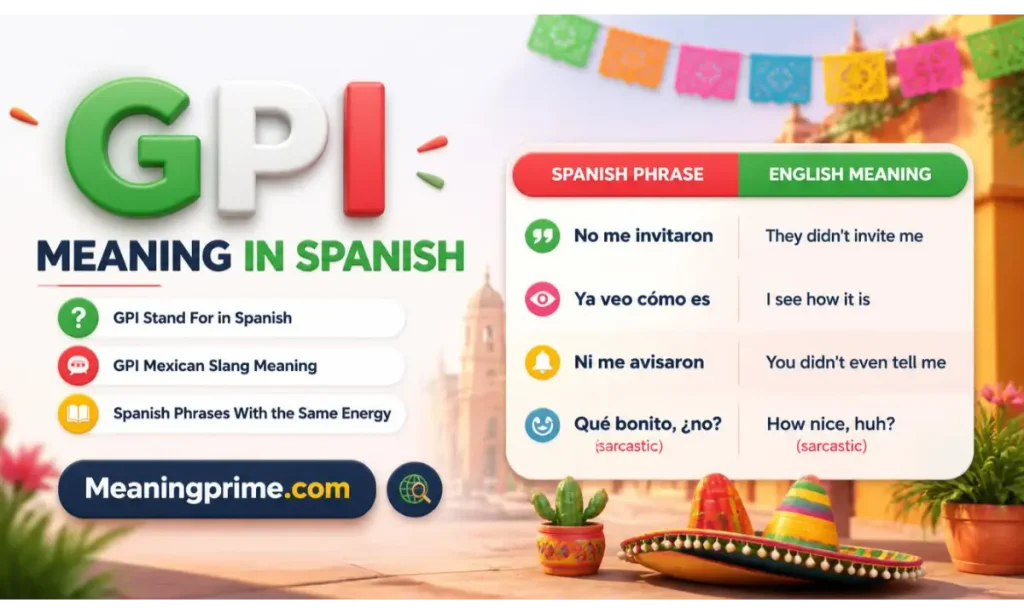 GPI Meaning in Spanish