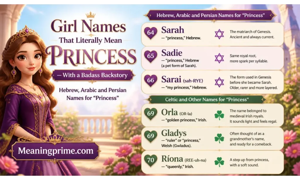 Girl Names That Literally Mean Princess