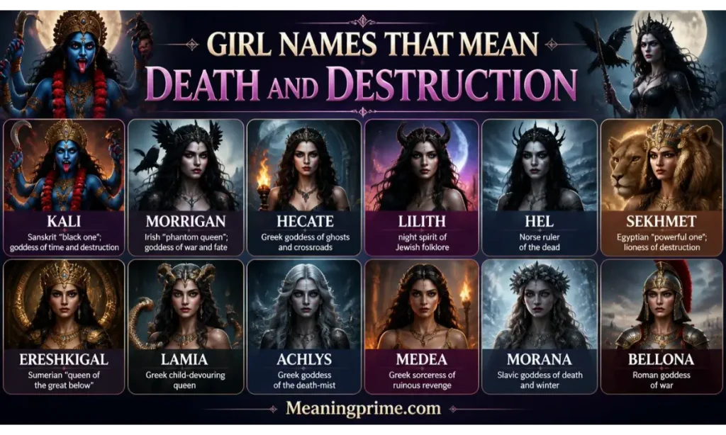 Girl Names That Mean Death and Destruction