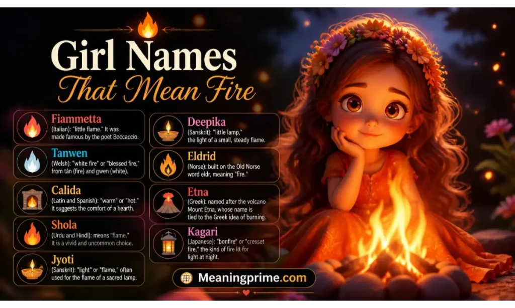 Girl Names That Mean Fire