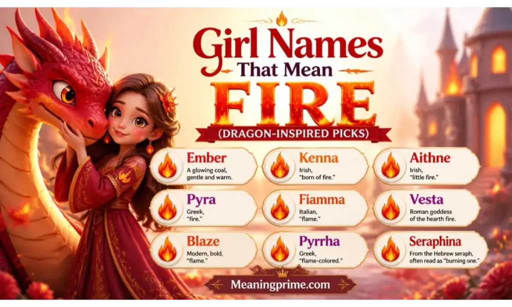 Girl Names That Mean Fire