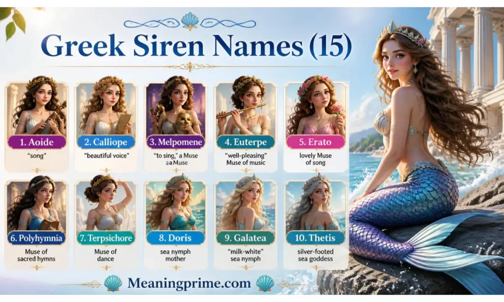 Greek Siren Names