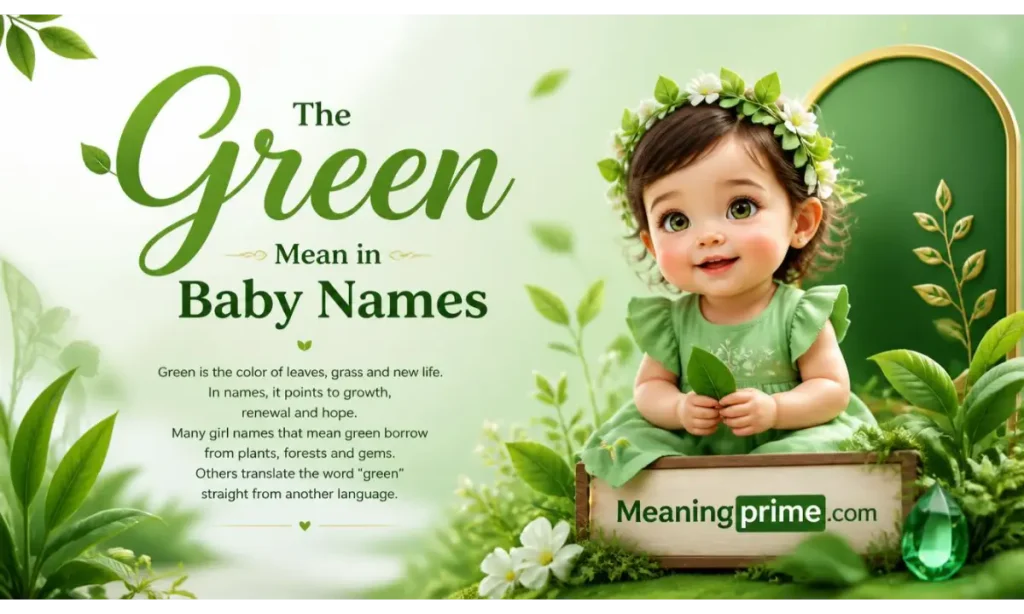 Green Mean in Baby Names