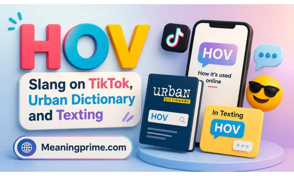 HOV Slang on TikTok, Urban Dictionary and Texting