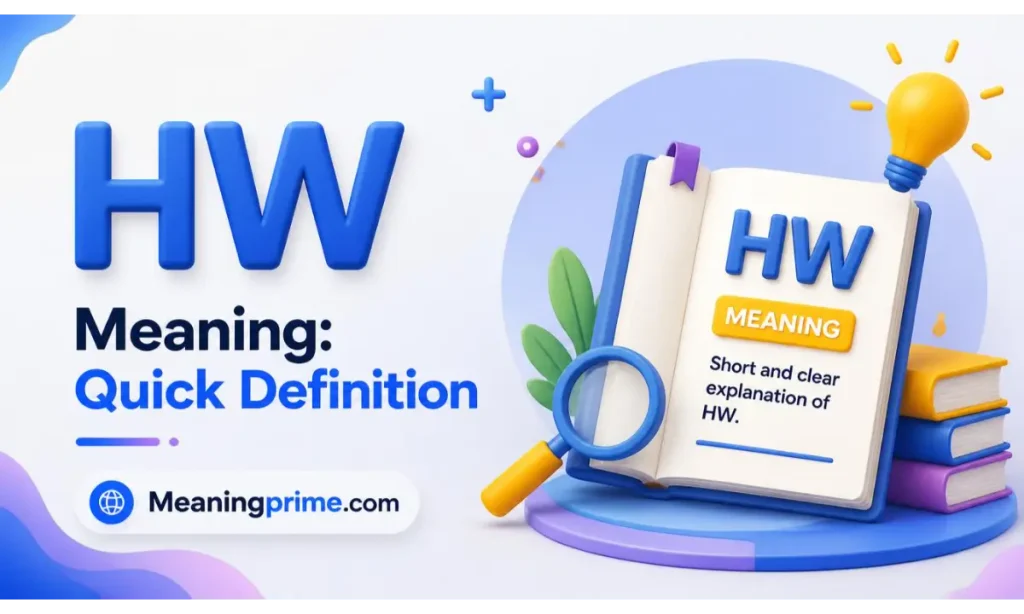 HW Meaning Quick Definition