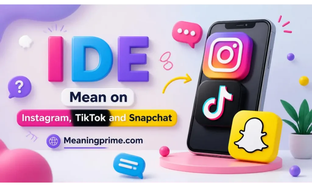 IDE Mean on Instagram, TikTok and Snapchat
