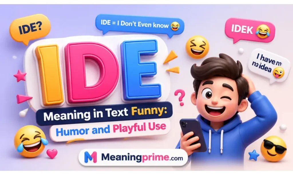 IDE Meaning in Text Funny