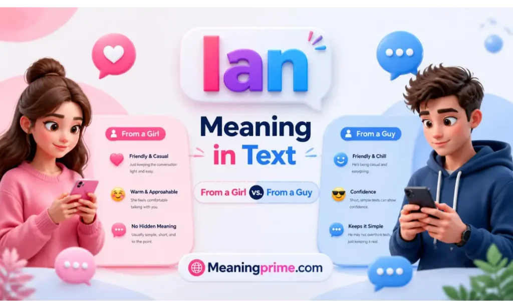 Ian Meaning in Text From a Girl vs. From a Guy