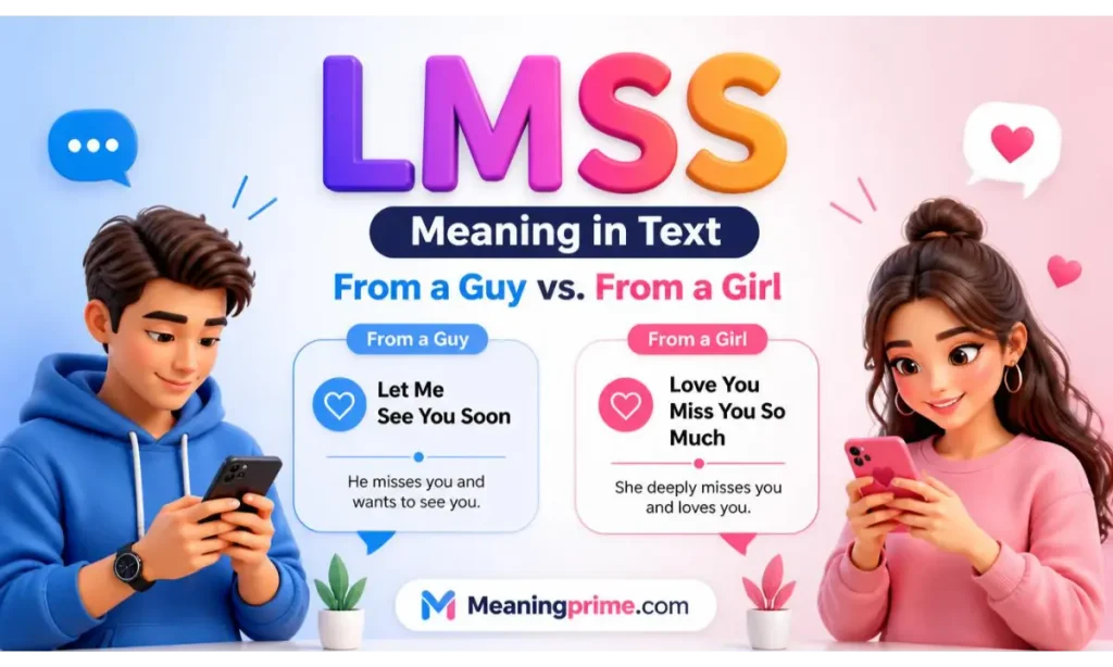 LMSS Meaning in Text From a Guy vs. From a Girl