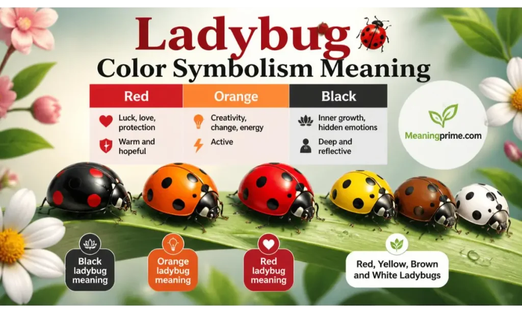 Ladybug Color Symbolism Meaning