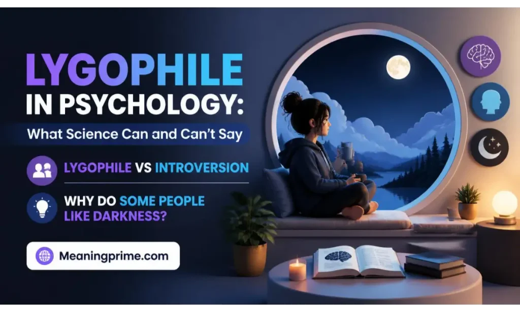 Lygophile in Psychology