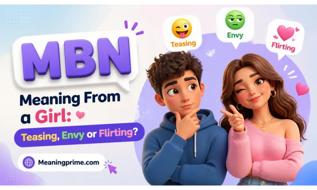 MBN Meaning From a Girl Teasing, Envy or Flirting