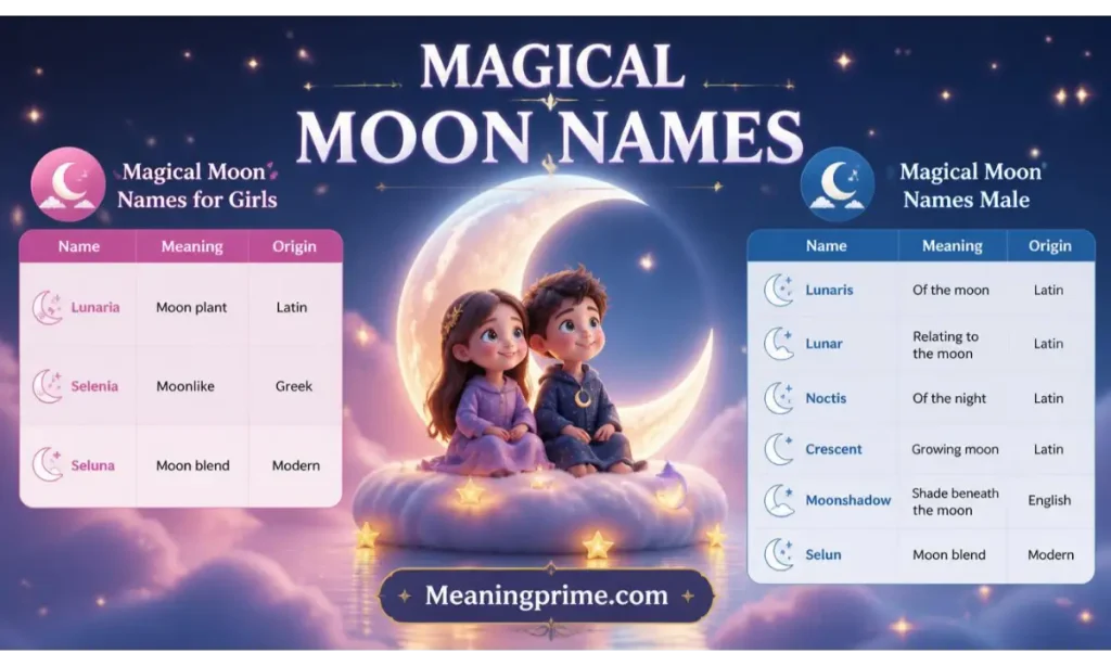 Magical Moon Names