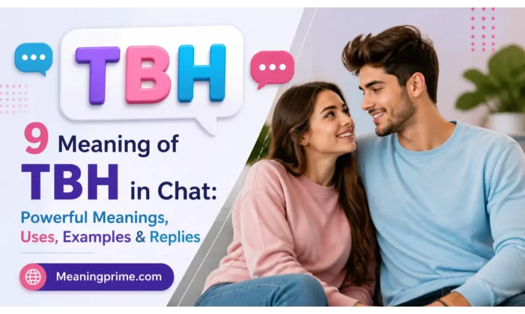 Meaning of TBH in Chat