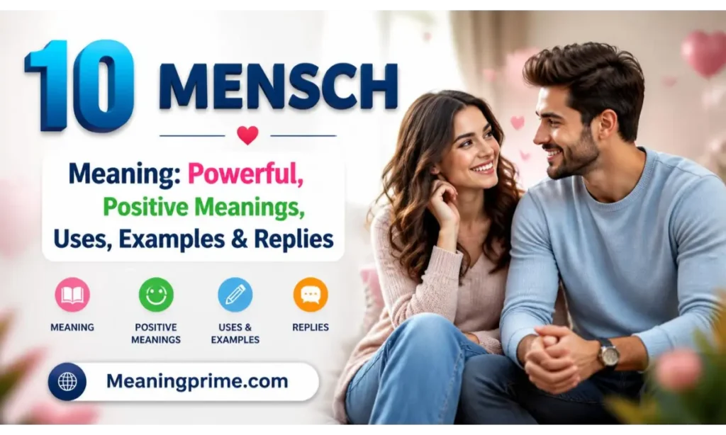 Mensch Meaning