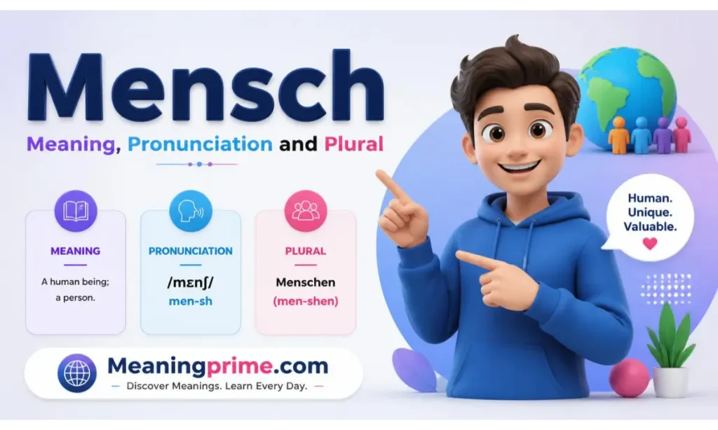 Mensch Meaning Pronunciation and Plural