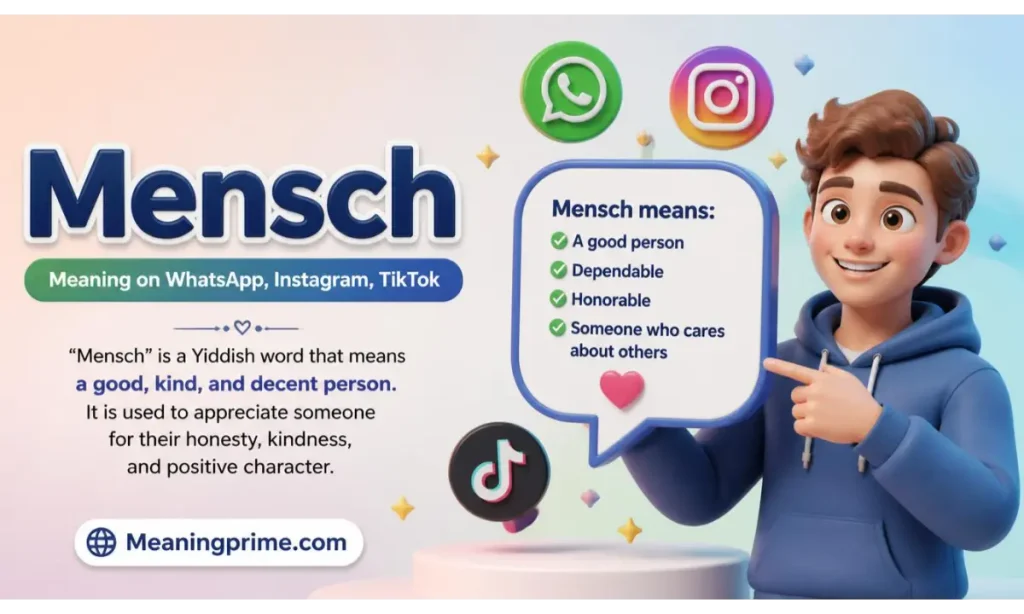 Mensch Meaning on WhatsApp, Instagram, TikTok and Text