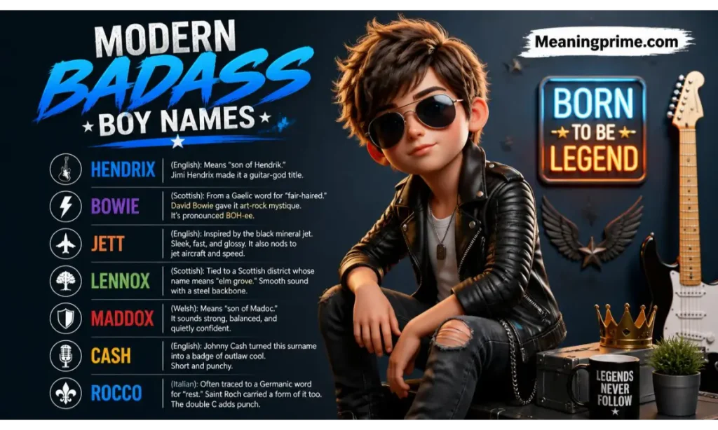 Modern Badass Boy Names