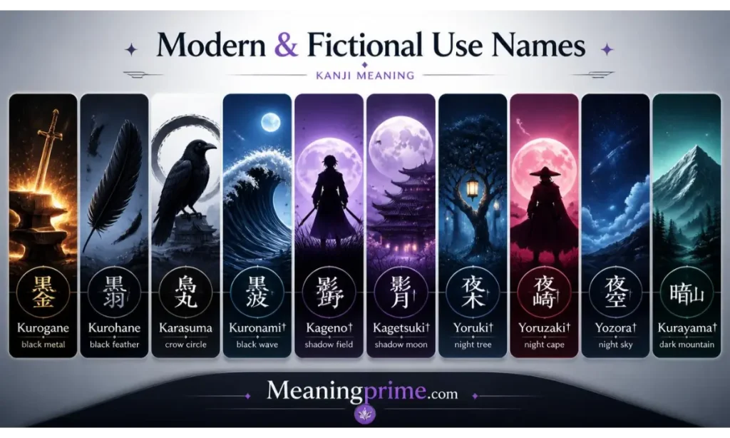 Modern & Fictional Use Names