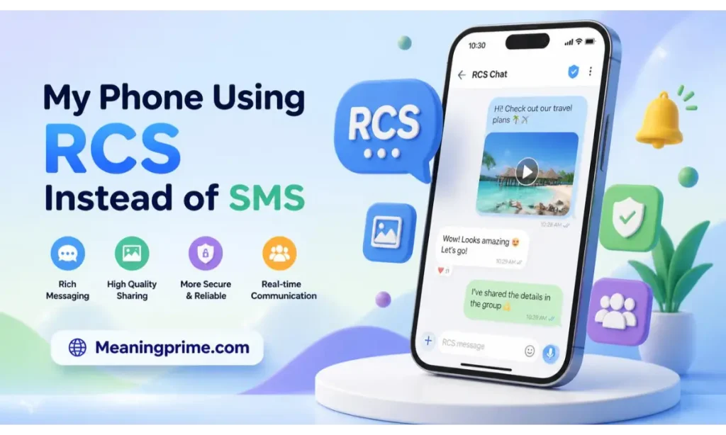 My Phone Using RCS Instead of SMS
