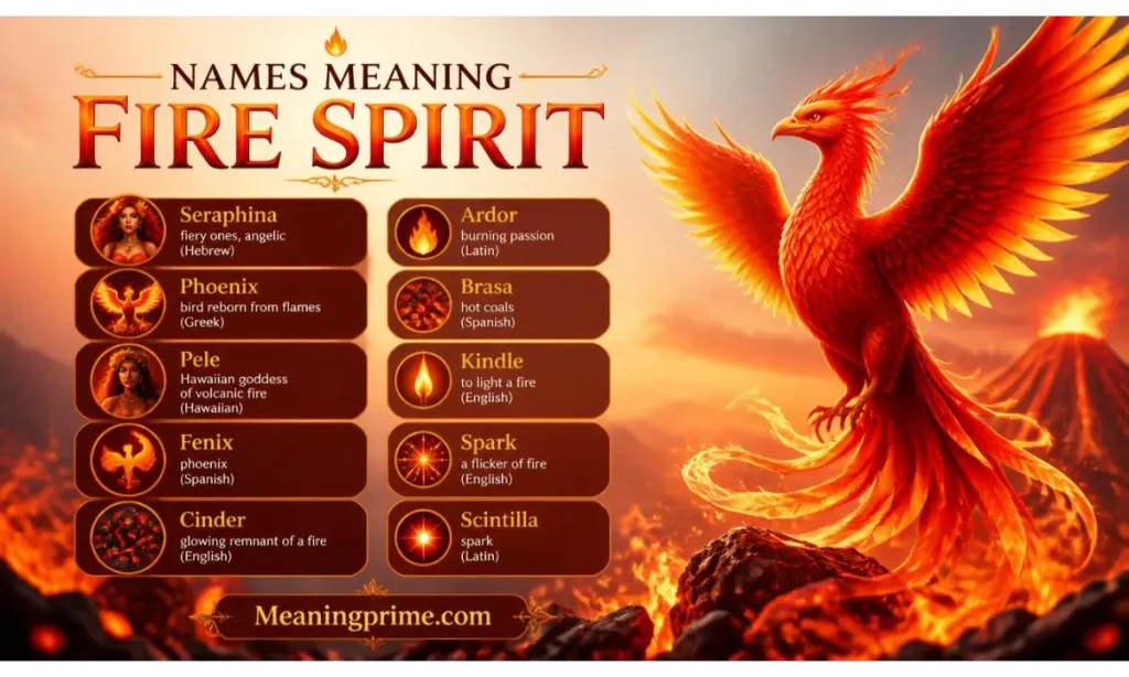 Names Meaning Fire Spirit
