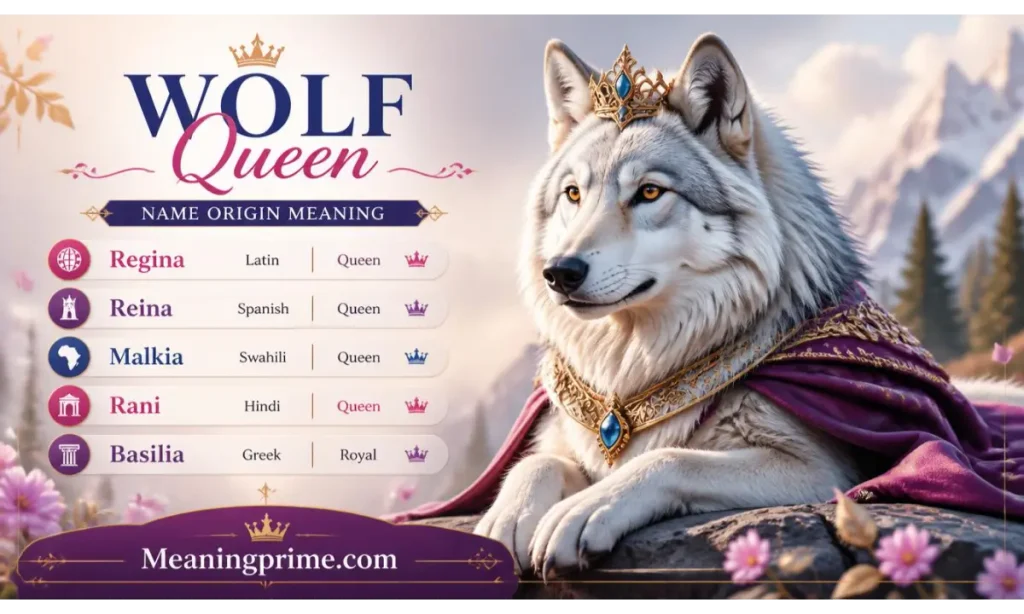 Names Meaning Wolf Queen