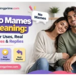 No Mames Meaning