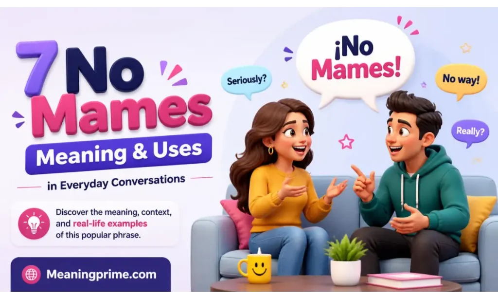 No Mames Meaning Uses in Everyday Conversations