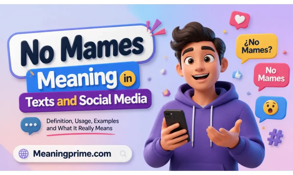 No Mames Meaning in Texts and Social Media