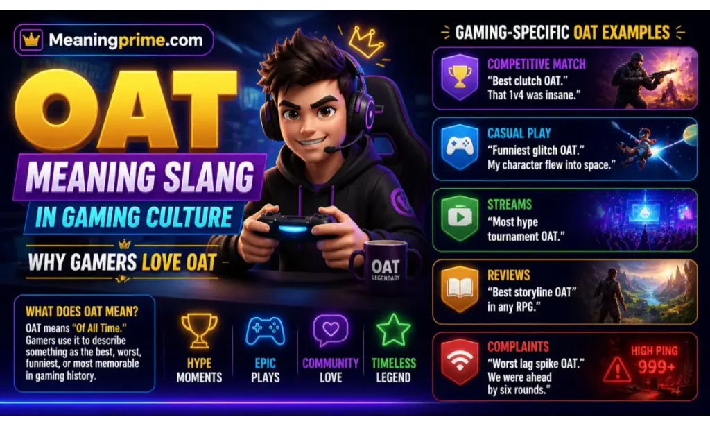 OAT Meaning Slang in Gaming Culture